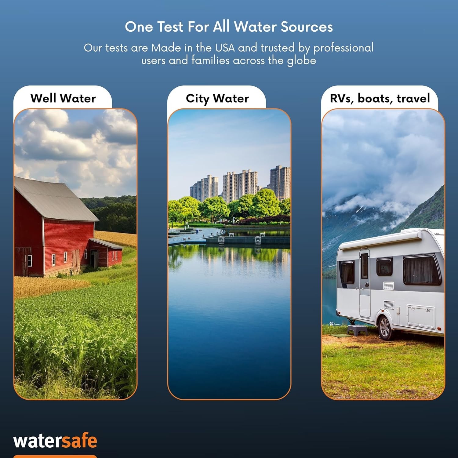 Water Testing Kit - Lead, Bacteria, pH, Nitrates