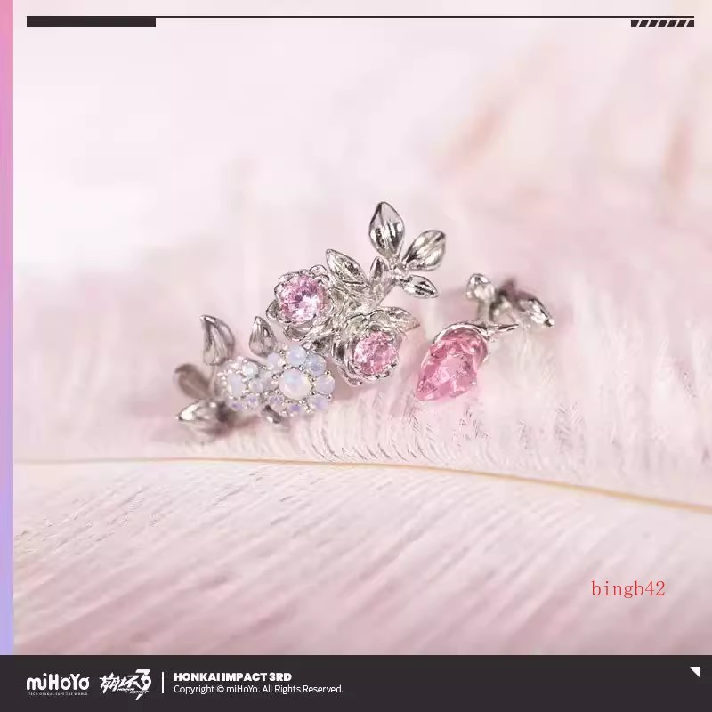Anime Honkai Impact 3 Elysia Ring Herrscher of Human: Ego Rings Duplicate Gift
