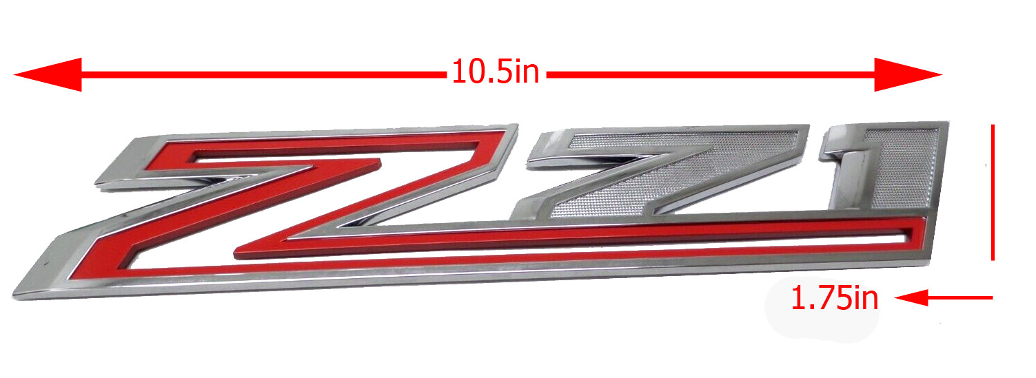 Chevrolet Suburban Chevrolet Tahoe Fender z71 Emblem Red White See Through Back