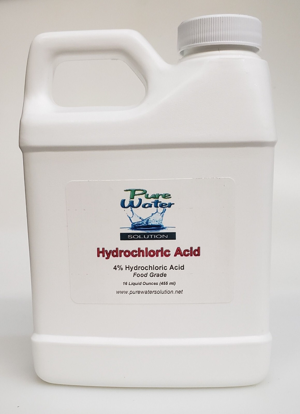 4% HCL - By Pure Water Solution - 16oz bottle  -  For MMS/CDS activation