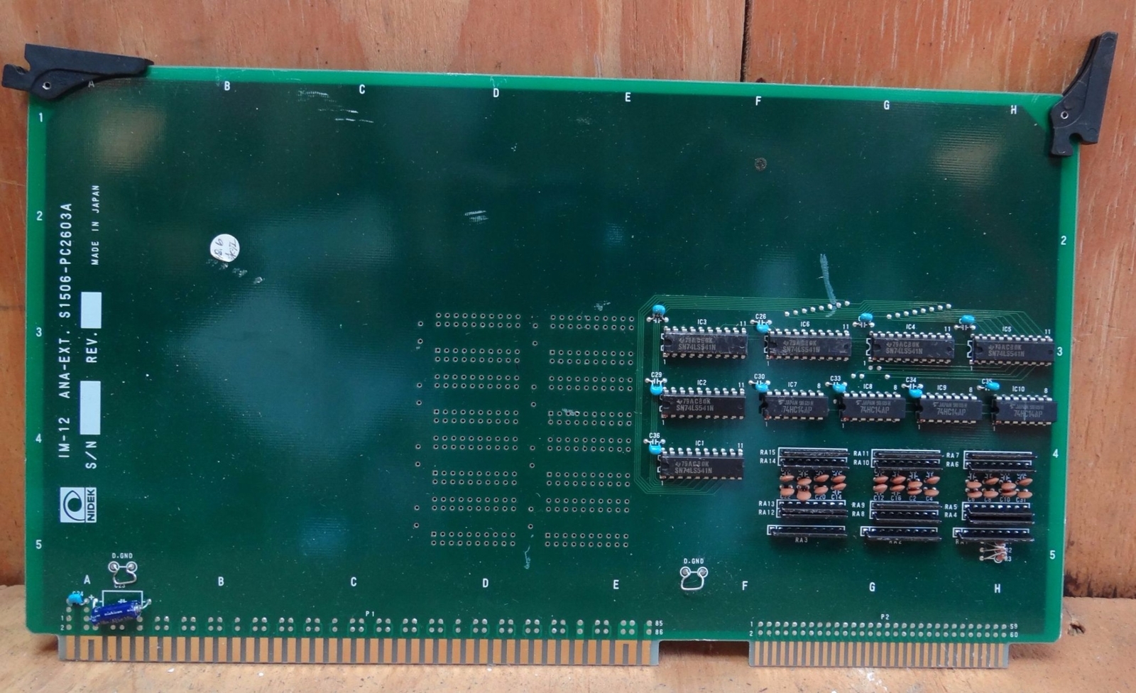 NIDEK IM-I2 ANA-EXT BOARD S1506-PC2603A