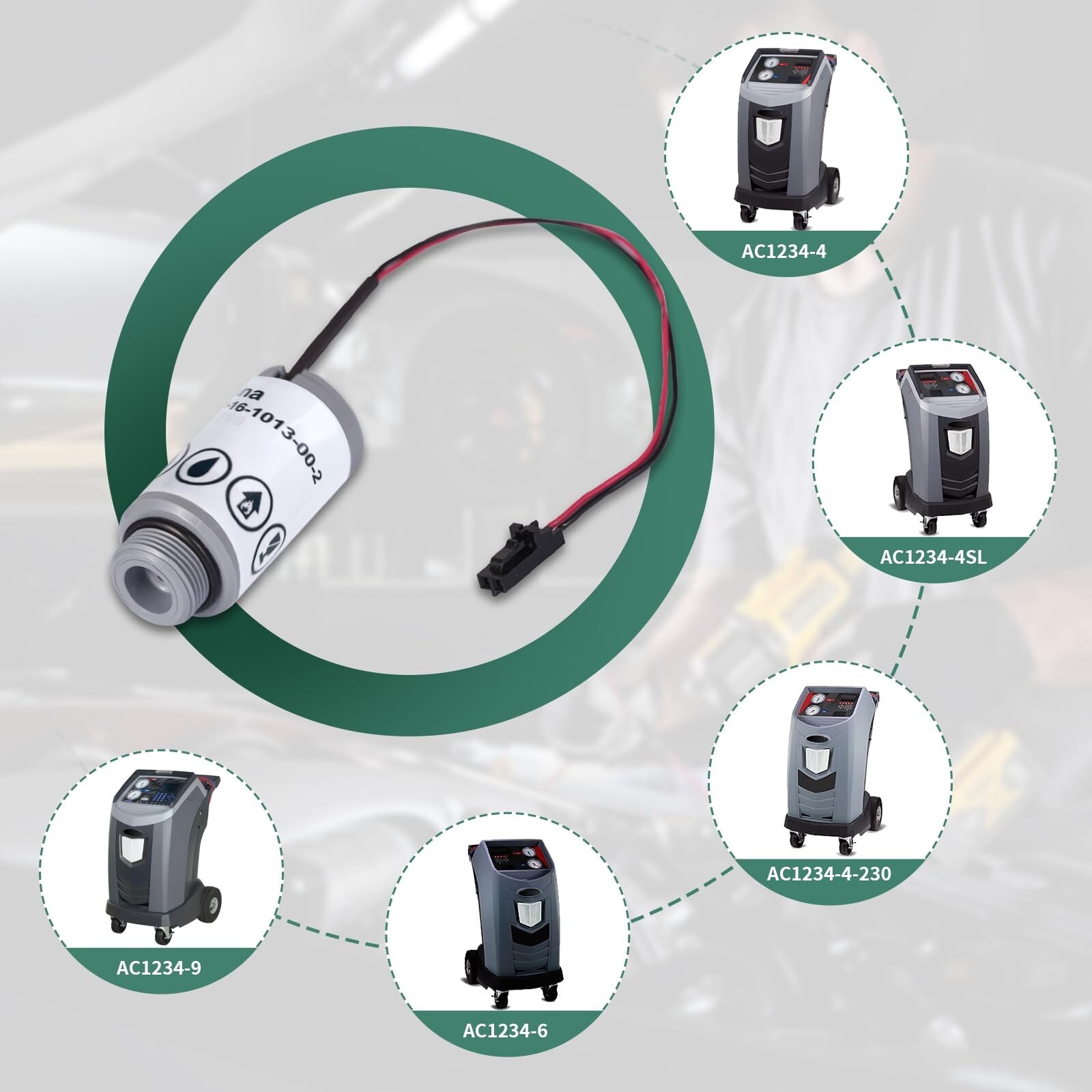 Replacement Oxygen Sensor - 16916 Oxygen Sensor for Robinair R-1234yf Machine