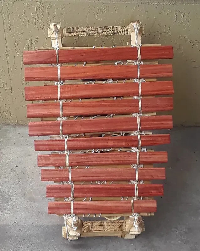West African-style gourd resonated xylophone (bala/balan/balani)