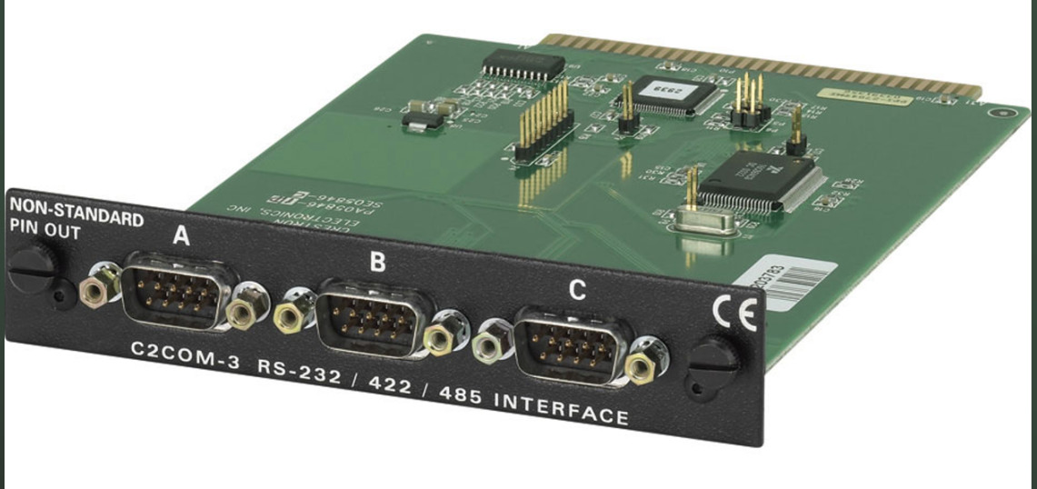 Crestron C2COM-3 3 Port RS-232/422/485 Card for Y-Bus Expansion Slot