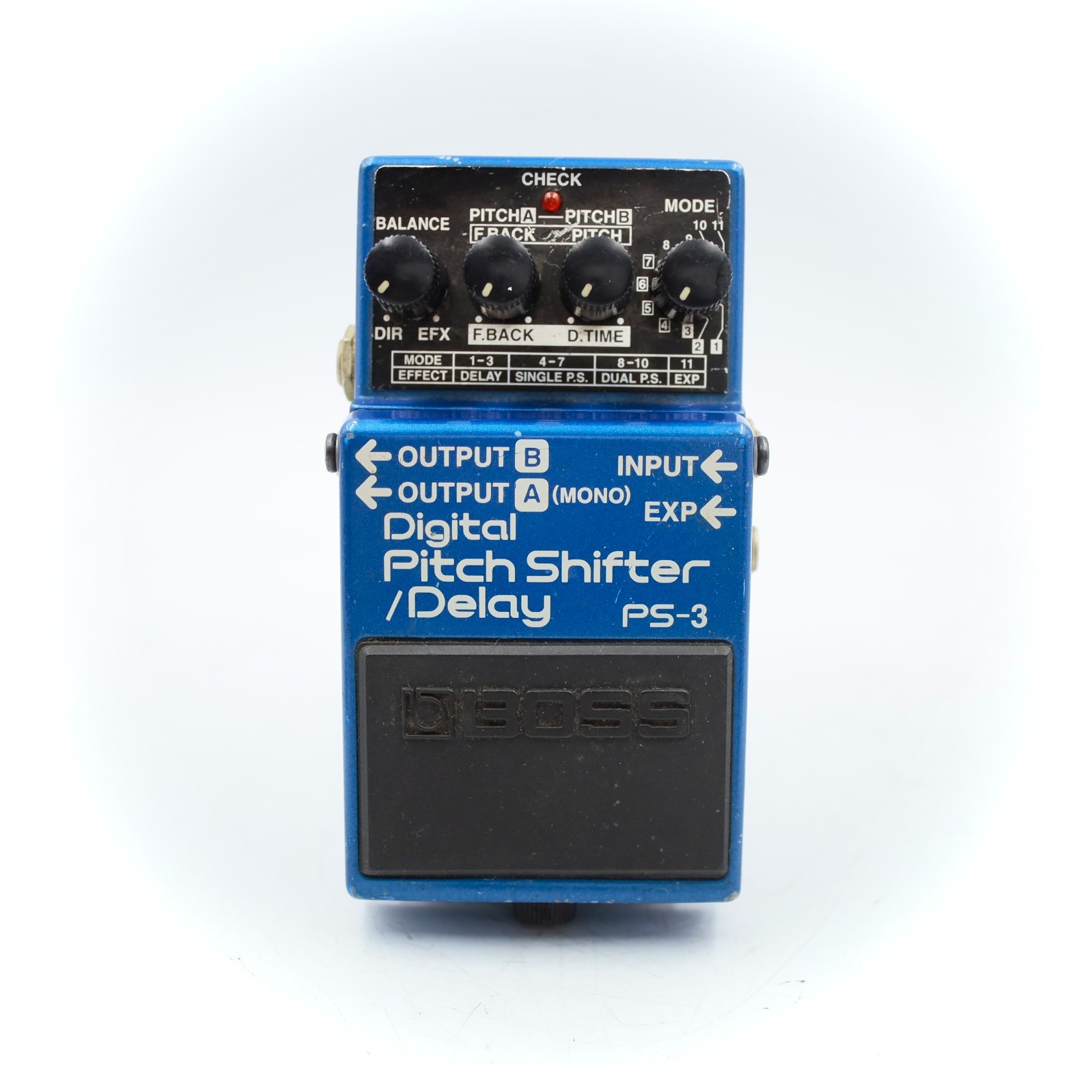 BOSS PS-3 Digital Pitch Shifter / Delay Pink Label Guitar Effect Pedal AH24400