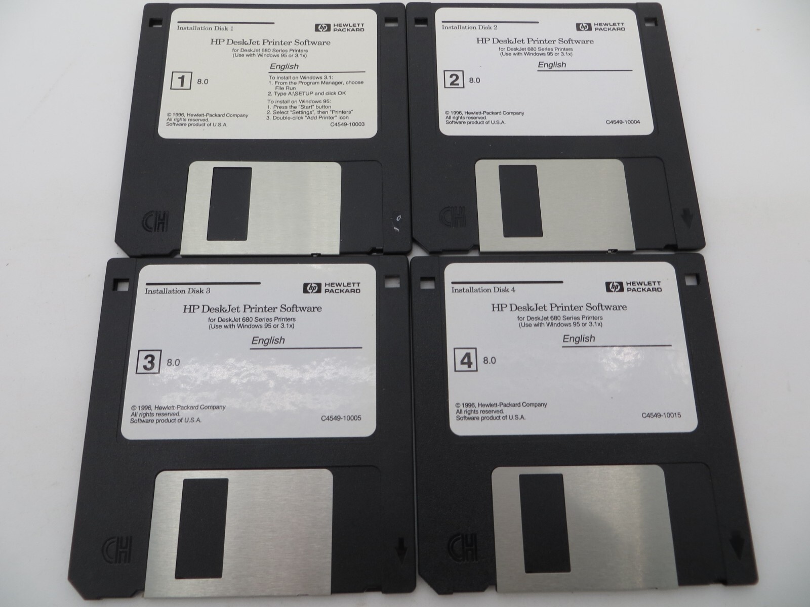 Microsoft Schedule + for Windows 95 3.5" Floppy Disks Software
