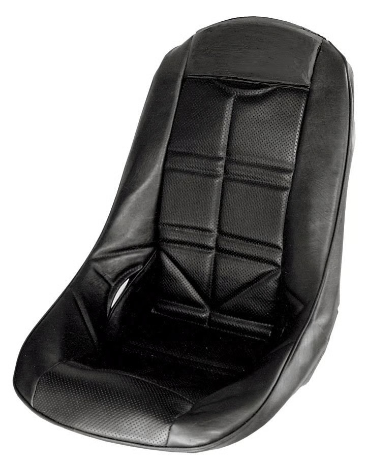 Jaz 150-121-01 Seat Cover - Low-Back - Snap-On - Vinyl - Black - JAZ Pro Stock