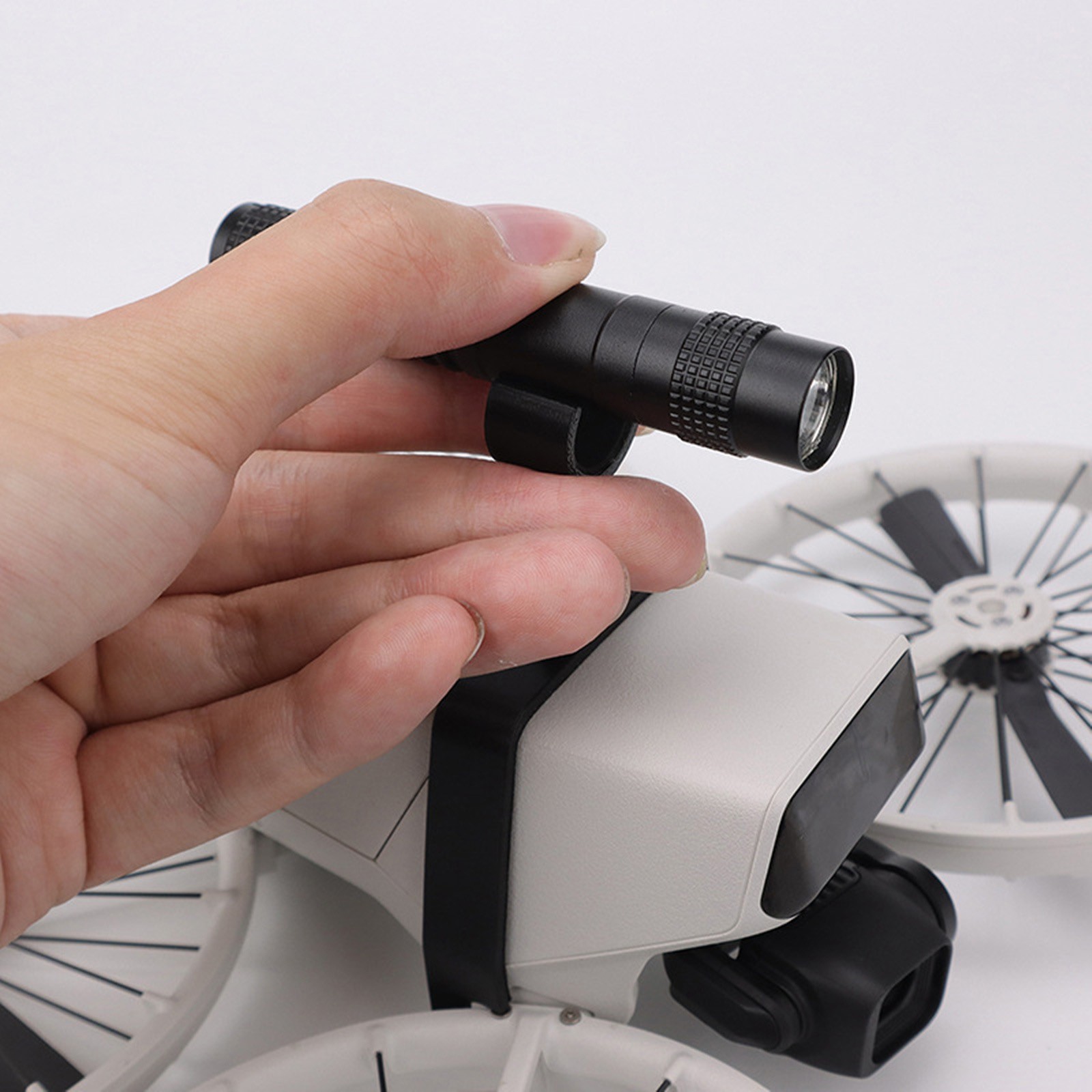 New Ultra-light Night Flashlight Searchlight With Bracket For DJI FLIP Drone