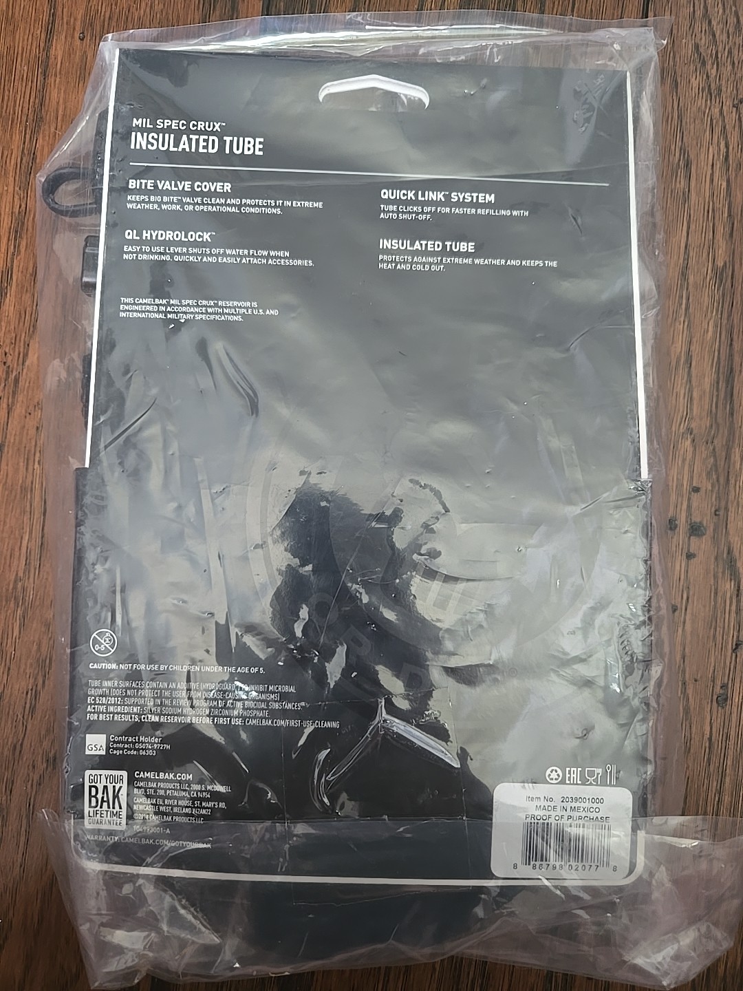 Camelbak 2039001000 Replacement Tube, Black, New