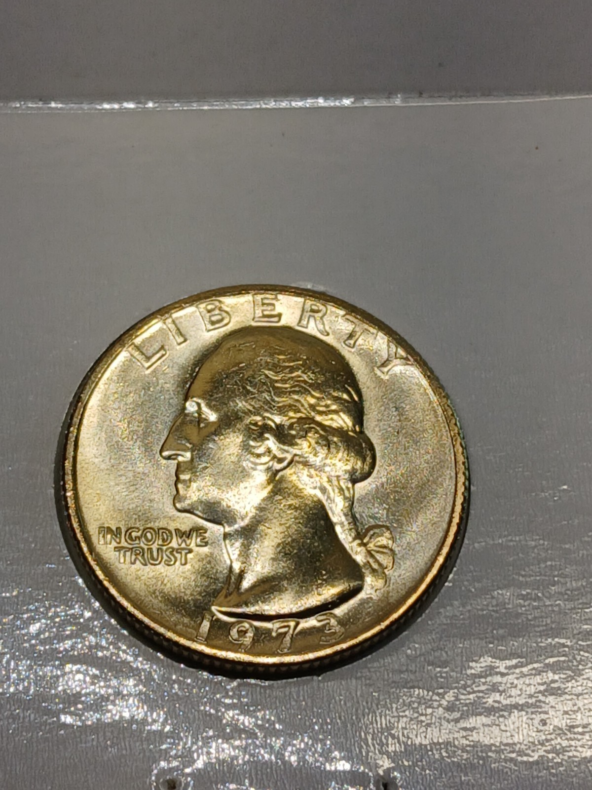 1973 P Washington Quarter 25c U.S Currency Uncirculated  Sku 43900