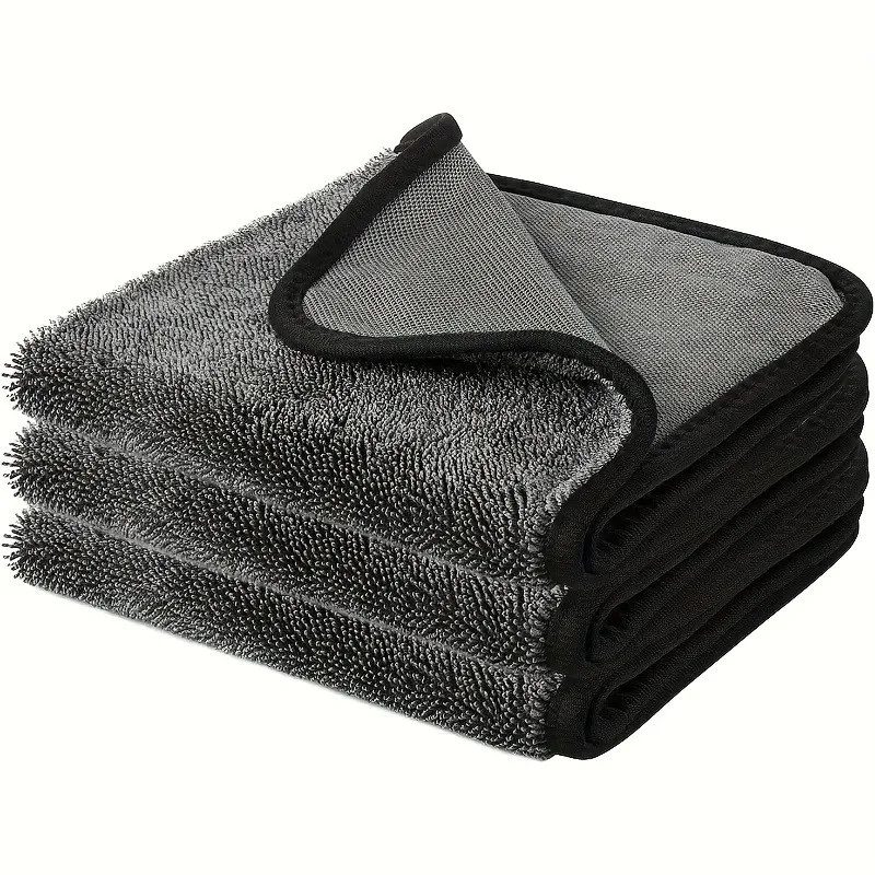 Magic Polyester Cloths (3-Pack)–Streak-Free,Ultra-Soft! Perfect for Kitchen,Car,