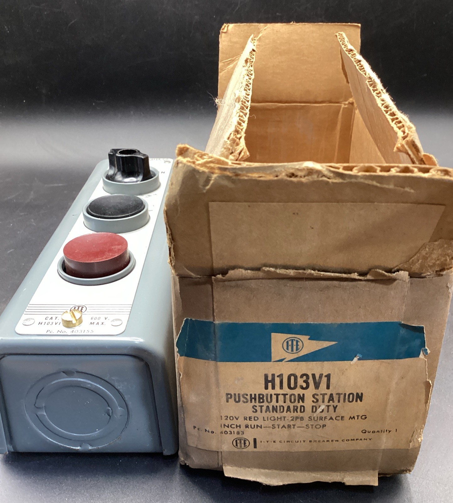 ITE H103V1 Pushbutton Station Standard Duty