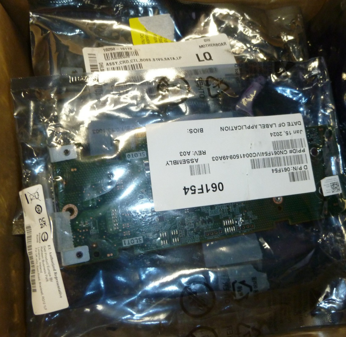 (LOT OF 12) Dell BOSS-S1 2x M.2 SSD PCIe Storage Adapter Card Low Profile 61F54
