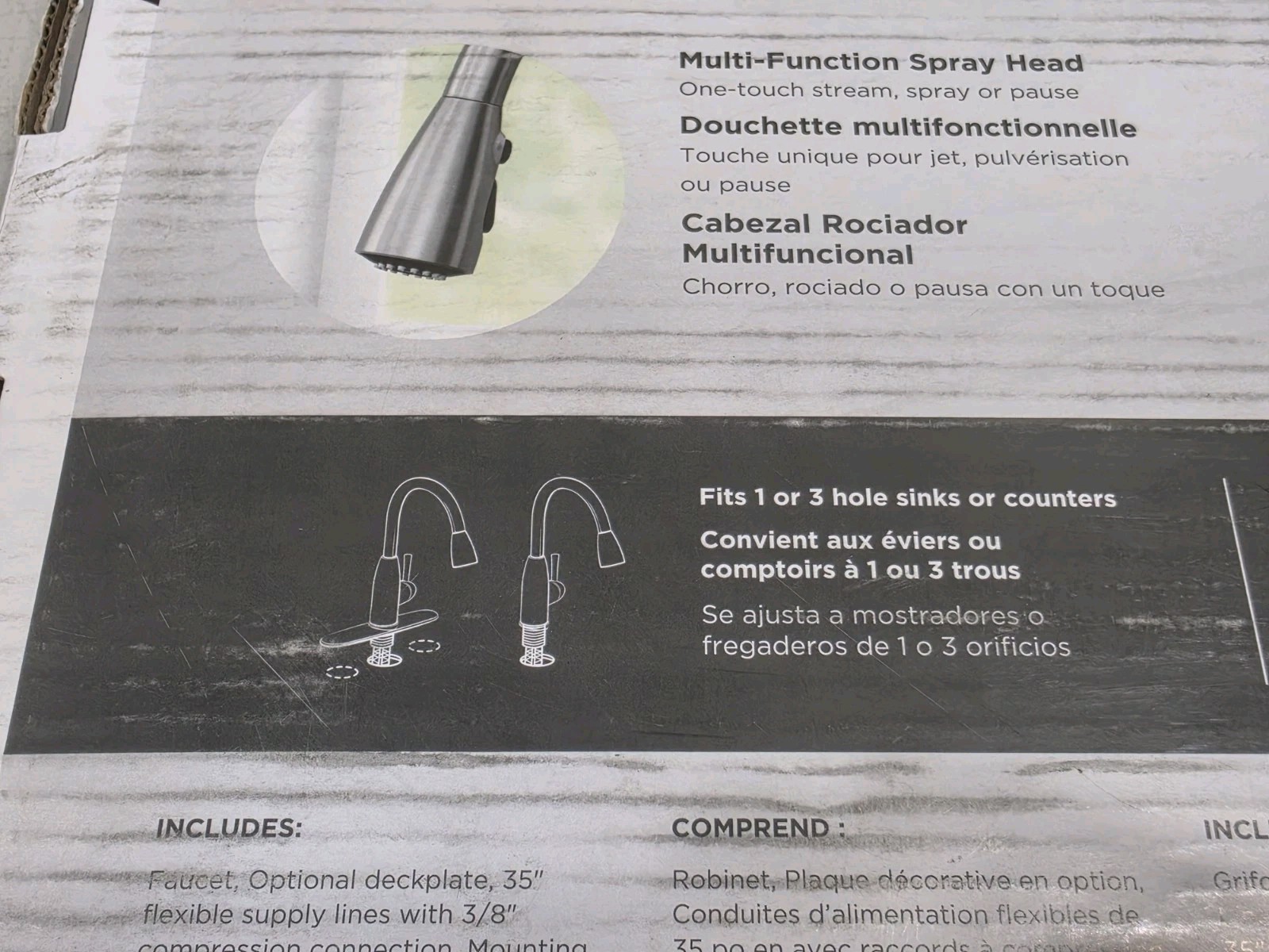 American Standard Fairbury Single-Handle Pull-Down Sprayer Kitchen Faucet -...