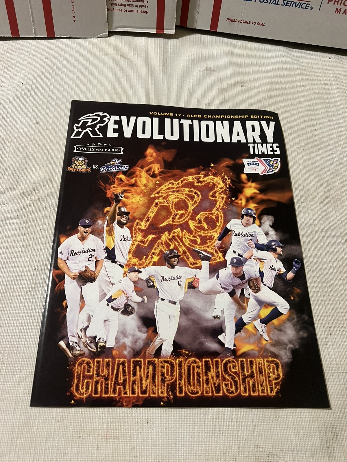 YORK REVOLUTION REVOLUTIONARY TIMES PROGRAM 2024 ATLANTIC LEAGUE CHAMPS 9/27/24