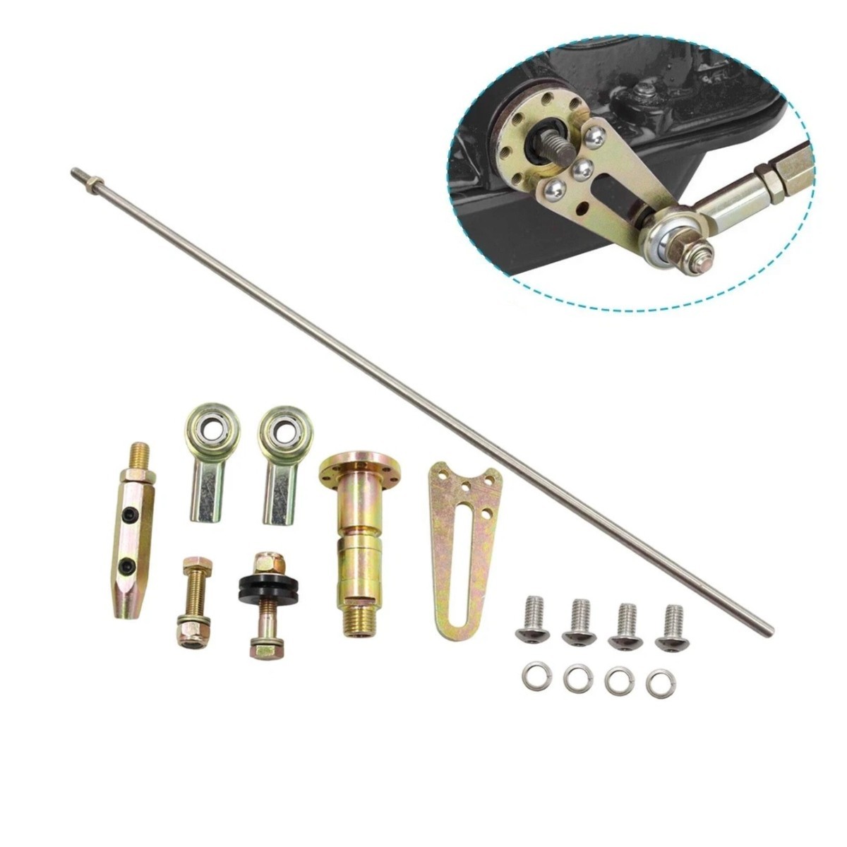 21" Adjustable Column Shift Linkage Kit fit for Ford Transmission ACA-1807