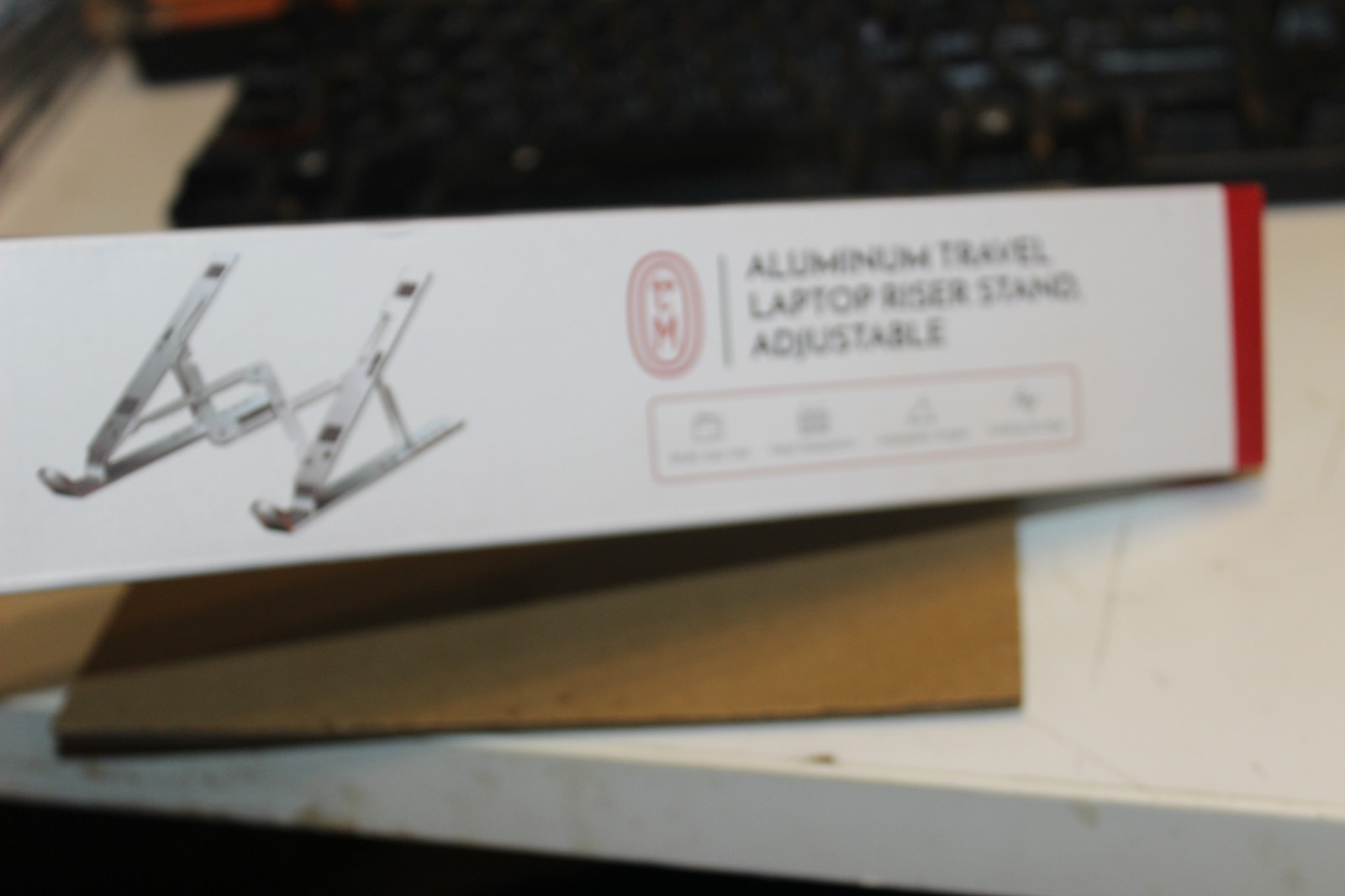 OTM Adjustable Aluminum Travel Laptop Riser Stand 7 diff heights new in box
