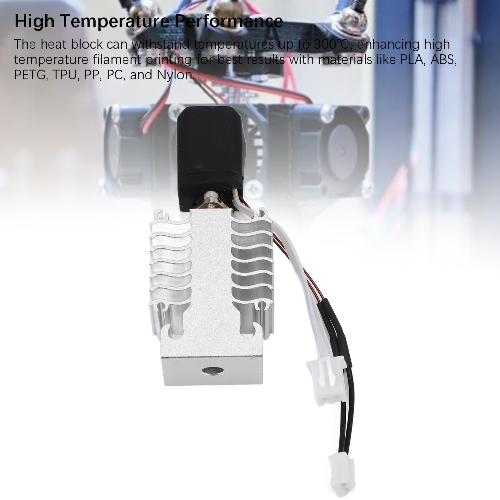 Pre Assembled Hotend Kit Efficient Cooling Design For High Temperature Printing