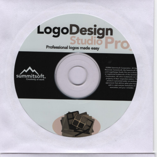 Summitsoft Logo Design Studio Pro Graphic Windows Software Install CD-ROM (2006)