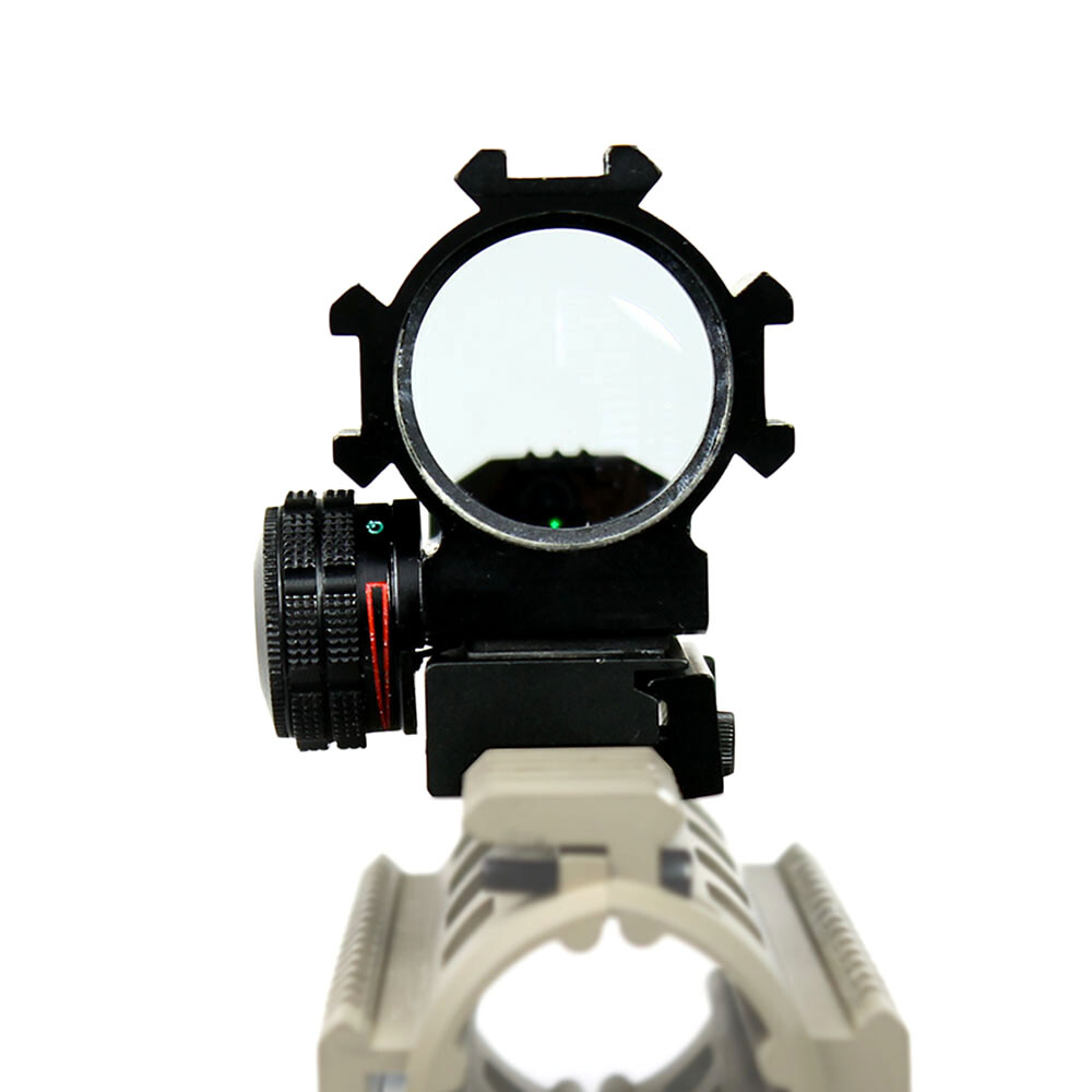 Tactical Holographic 4 Reticles Projected Red Green Dot Reflex Sight 20mm Rail