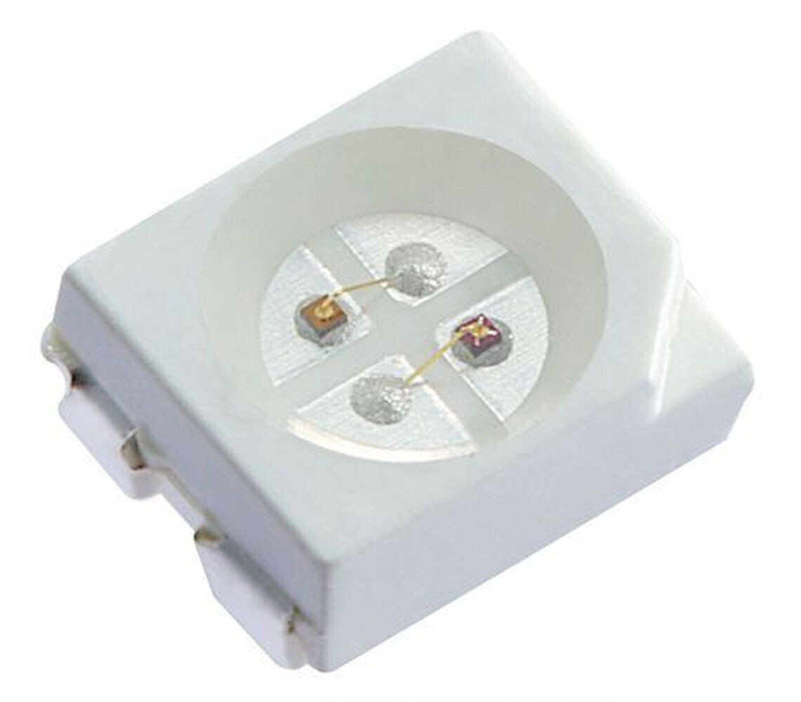 Pack of 10 LSE676 LED Uni-Color Red 633nm 4-Pin PLCC