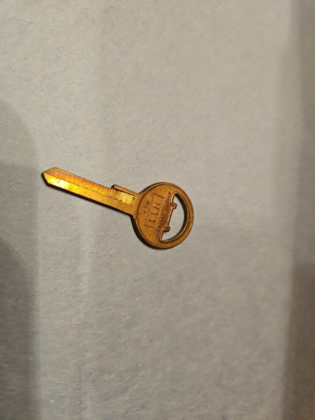 NORS Curtis H11 Brass Blank Key (1)