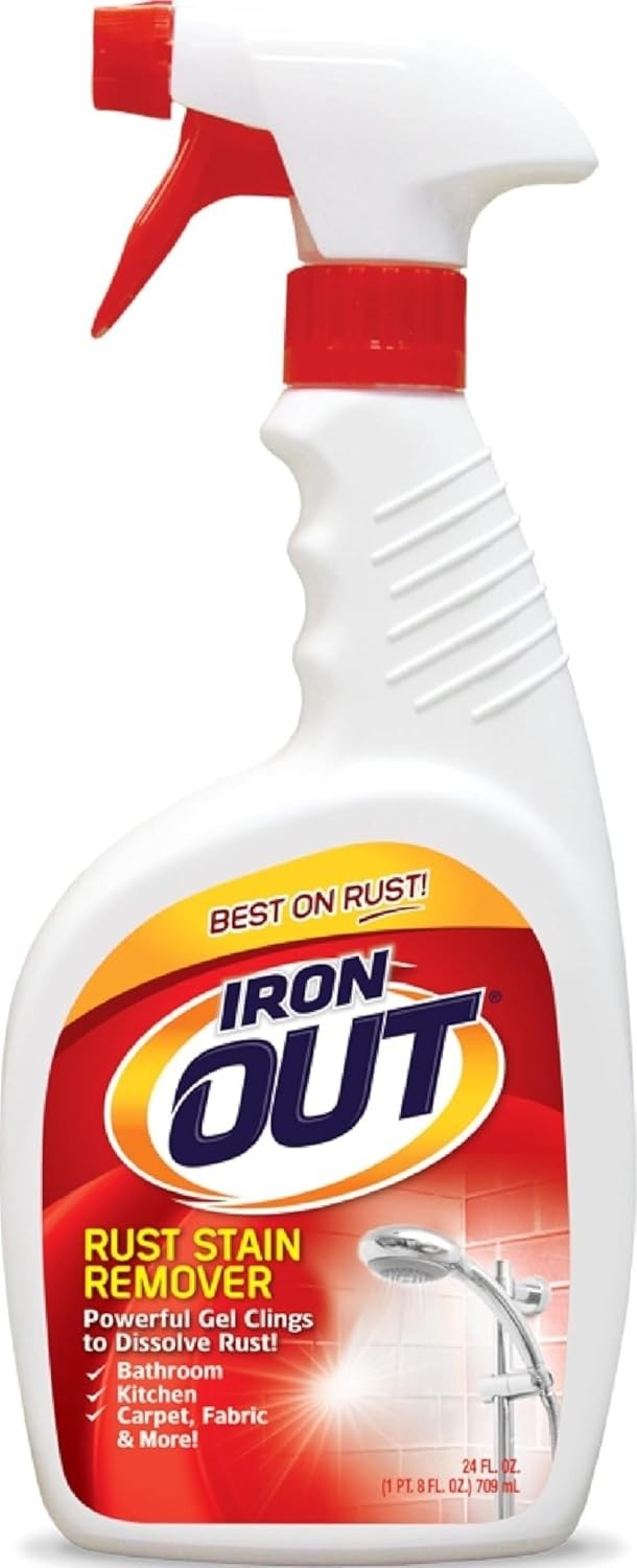 Iron OUT Rust Remover Gel 24oz – Powerful Spray for Stains