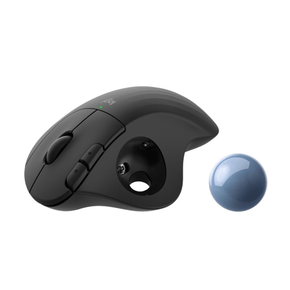 Logitech Ergo M575 Trackball - Comfort Thumb Control Programmable Buttons Black
