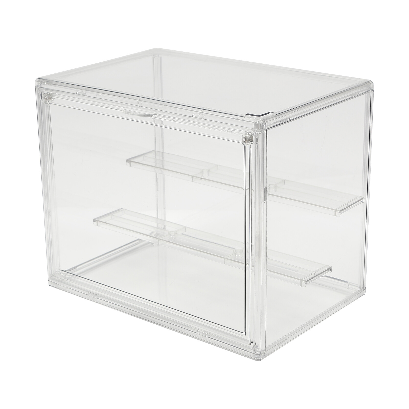 Clear 2-Tier PET Display Case Countertop Bread Cake Cupcake Storage
