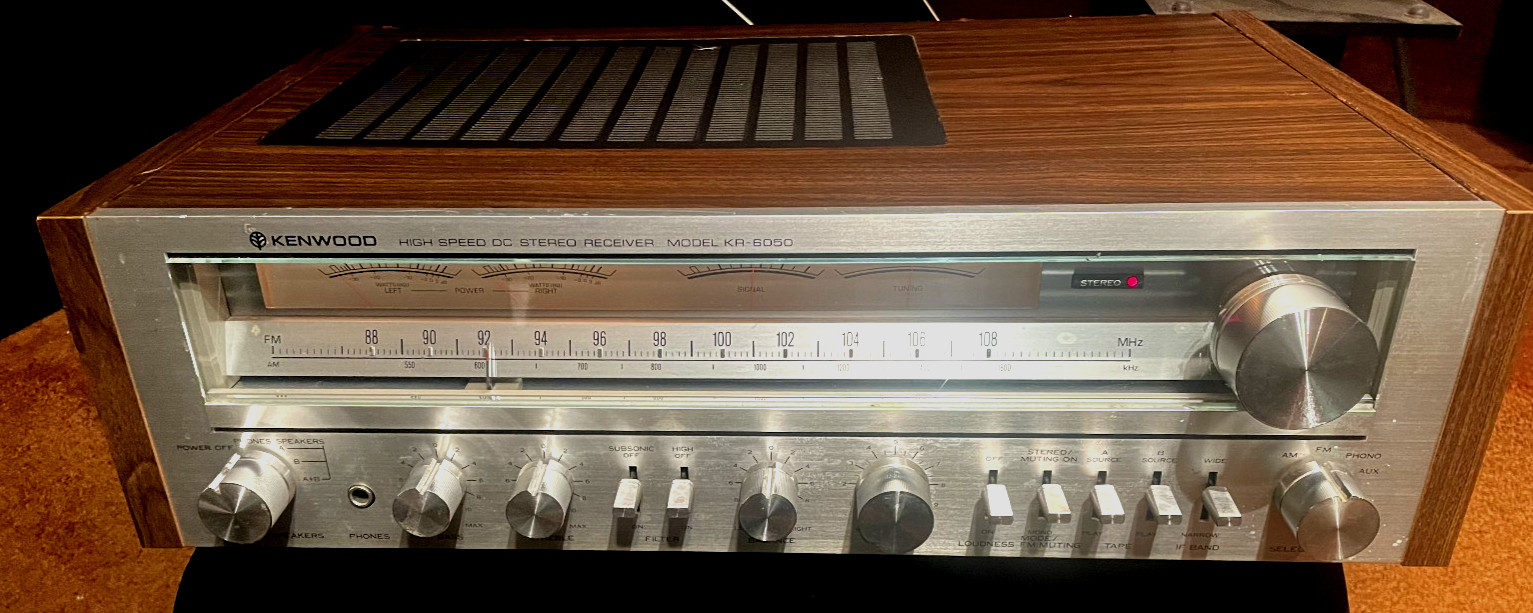 Kenwood KR-6050 Stereo Receiver – Single Owner-Pro serviced