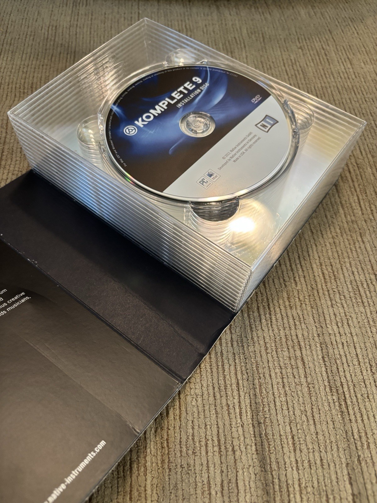 Komplete 9 Native Instruments & Effects Collection 12 Discs No Serial Number