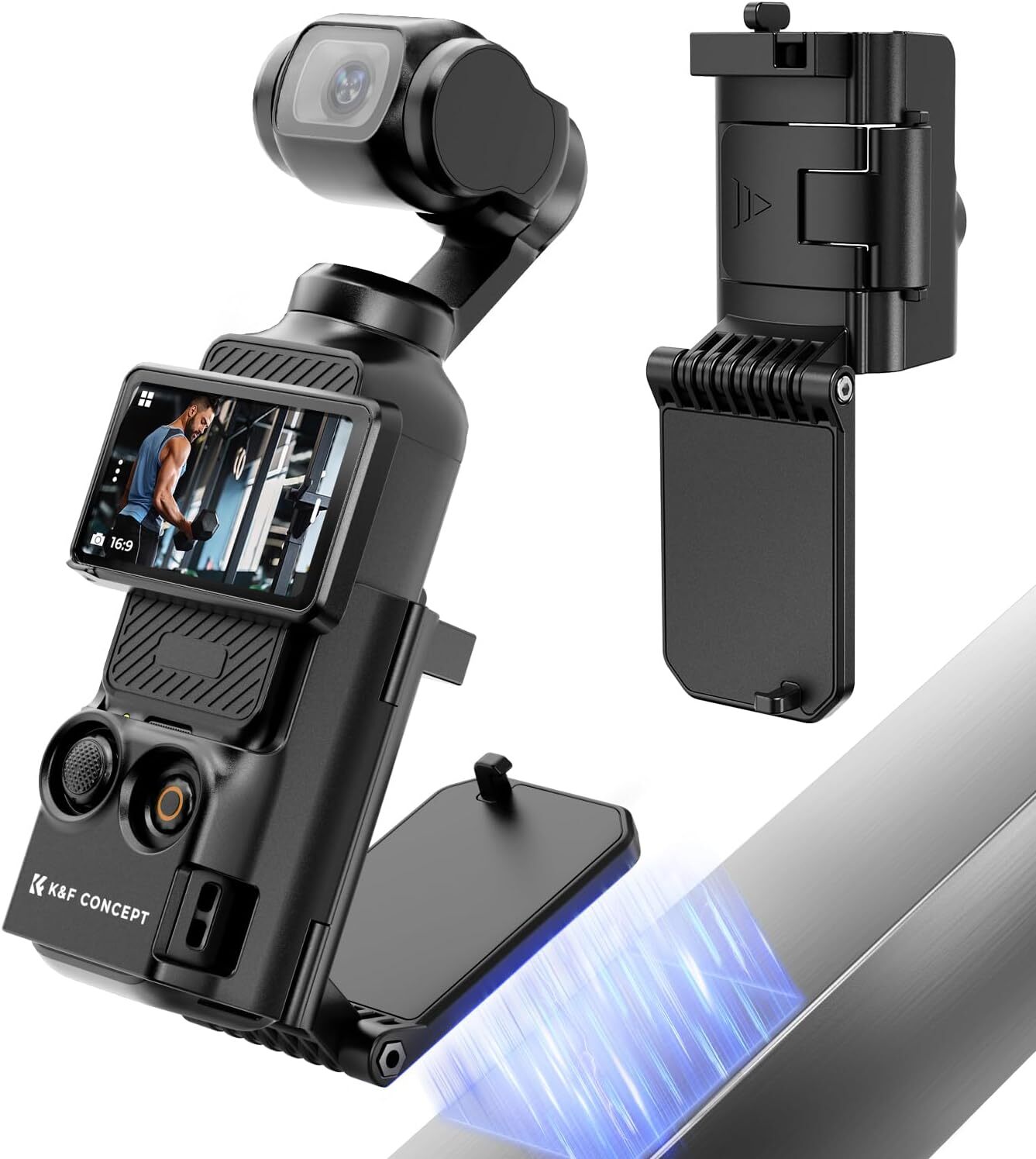 K&F CONCEPT Magnetic Mount for DJI Osmo Pocket 3 Desktop Base Bracket Stand