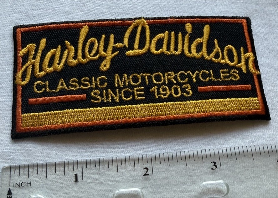 USA - Harley Davidson Embroidered Patch- FREE US Shipping!