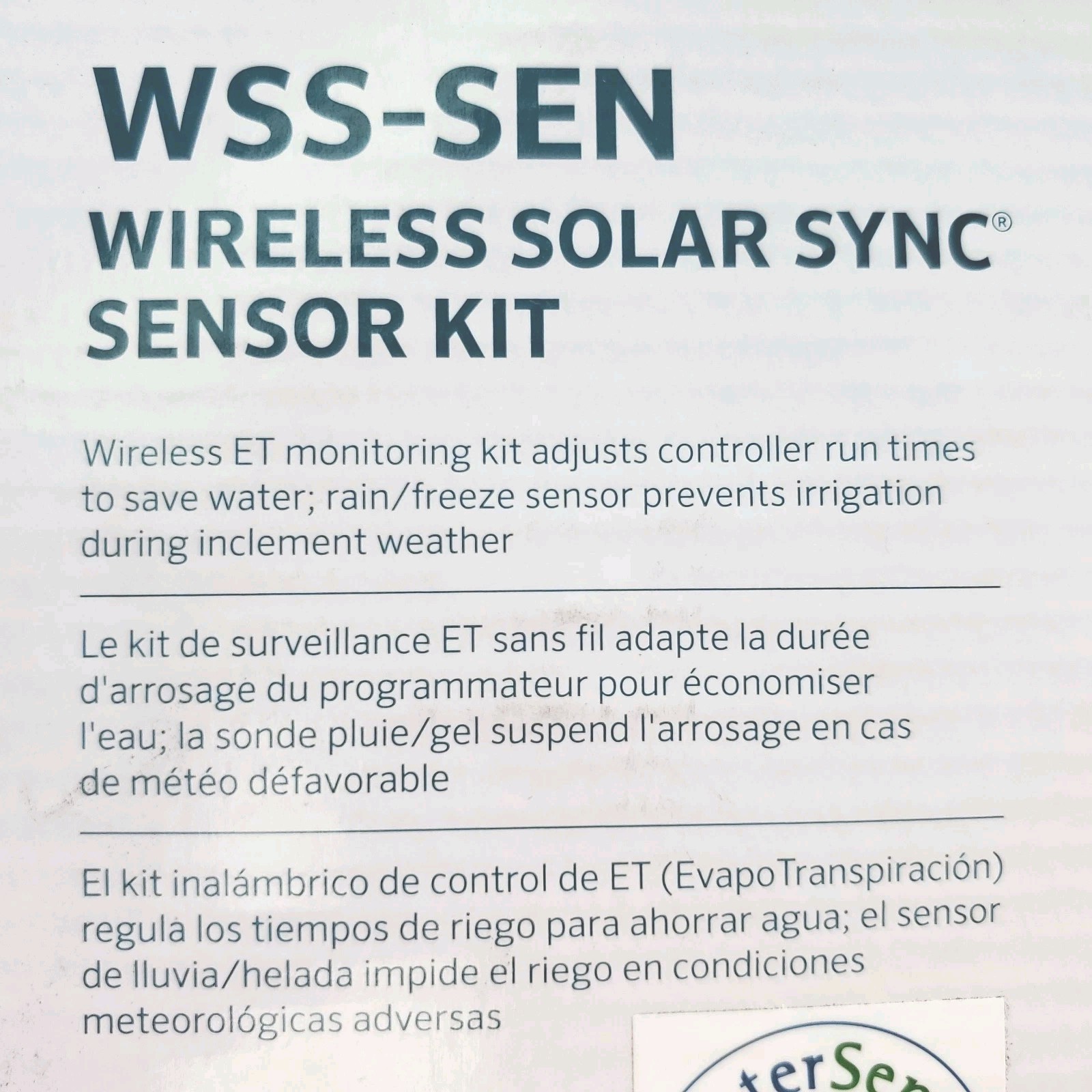 Hunter WSS-SEN Wireless Solar Sync Rain Sensor Kit