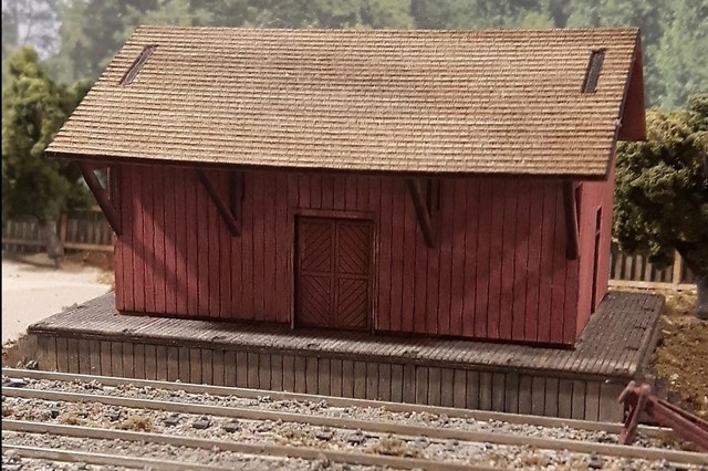 Osborn Model Kits 3121 N Scale GP Freight Shed