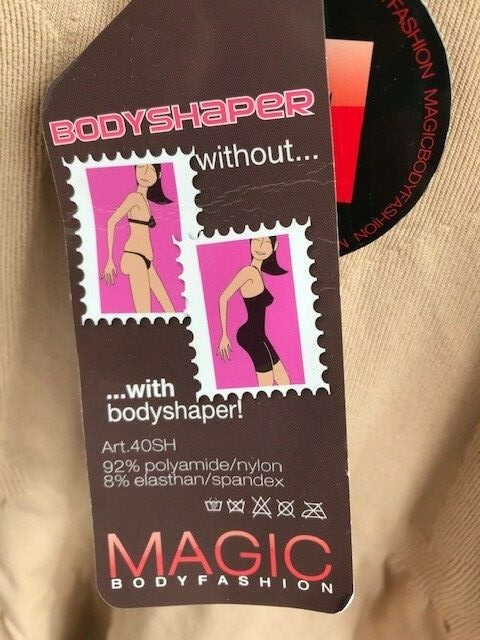 magic bodyshaper nude beige medium bnwt multiway