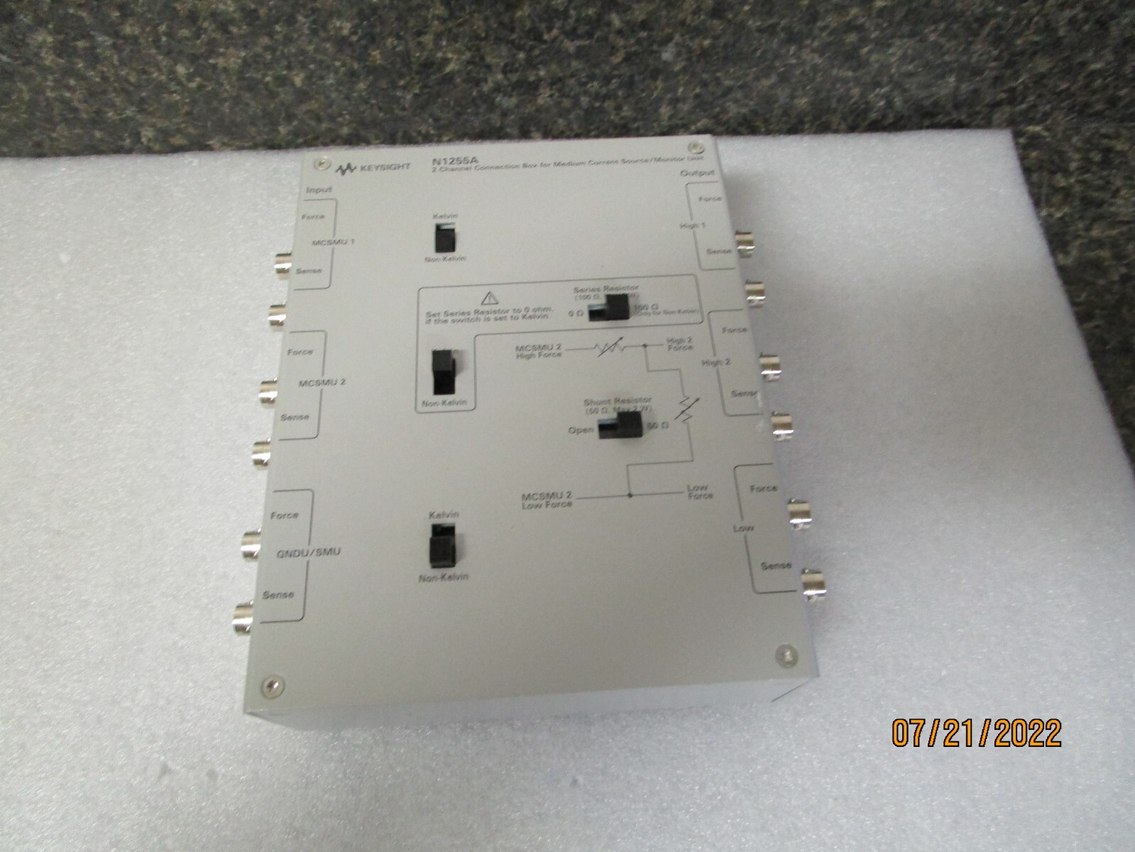 Keysight N1255A 2 Channel Box for Medium Current Sources/Monitor Unit