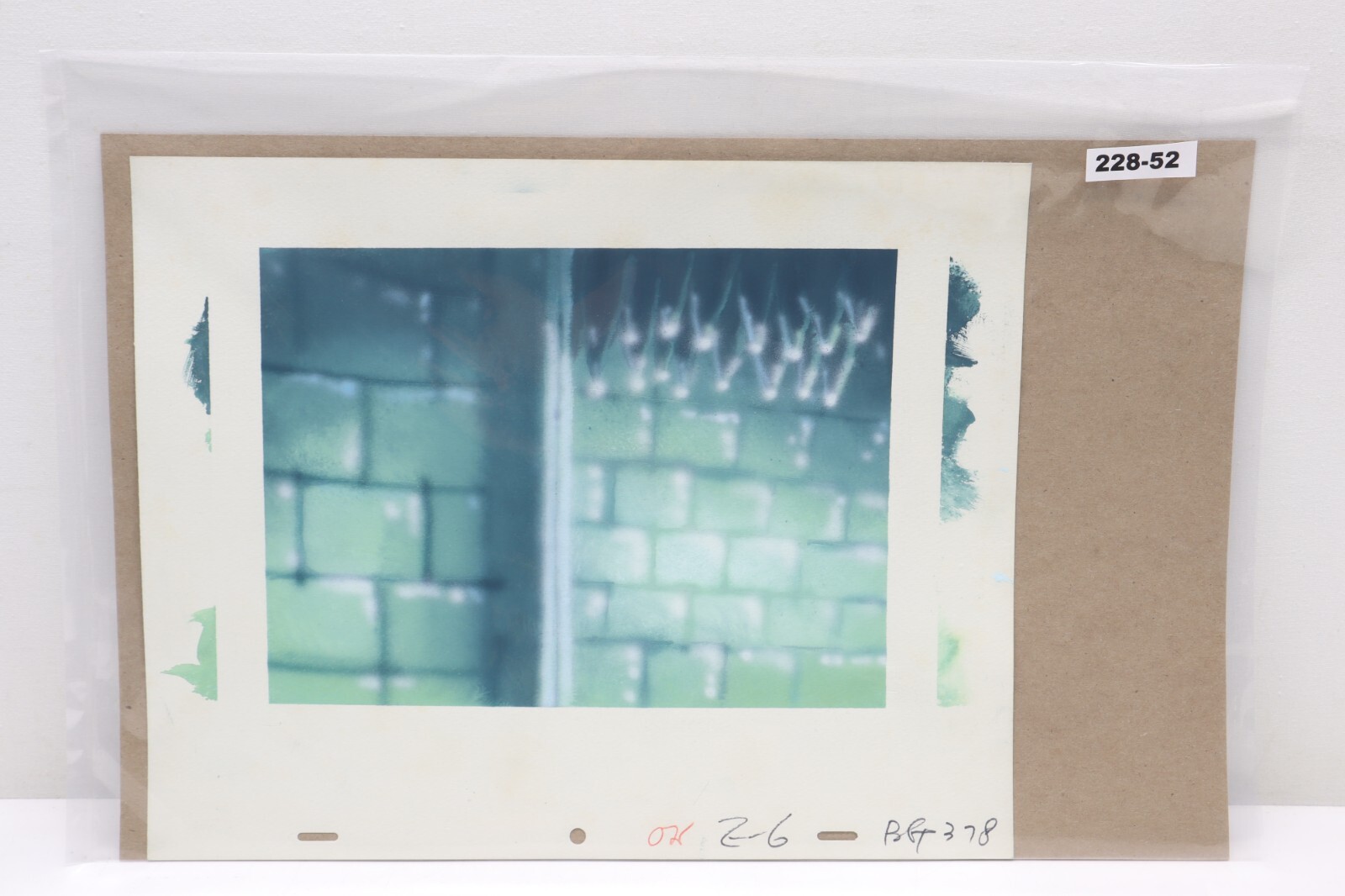 Original Hand Painted Animation Production Background (228-52)