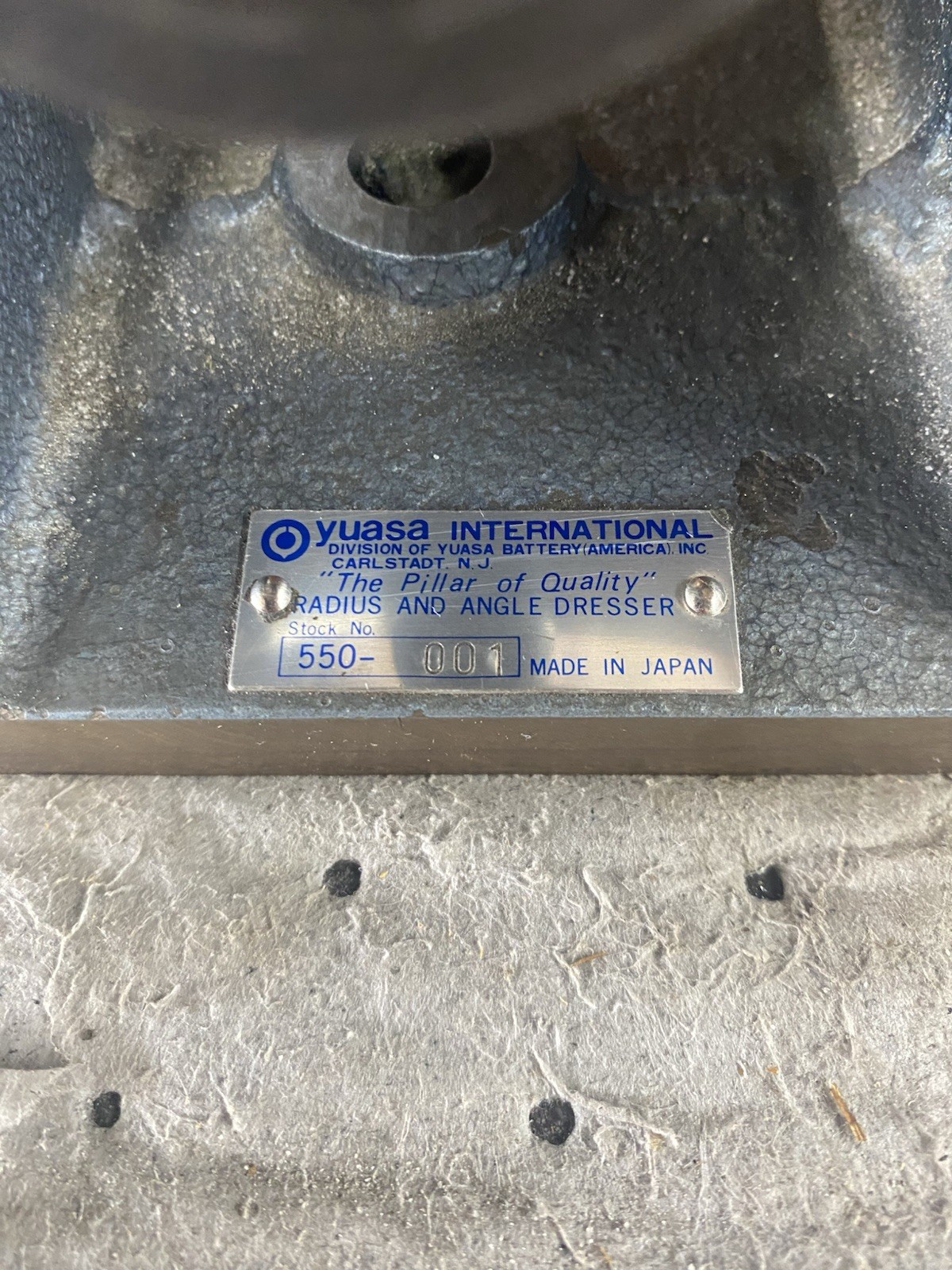 Yuasa Radius Wheel Dresser