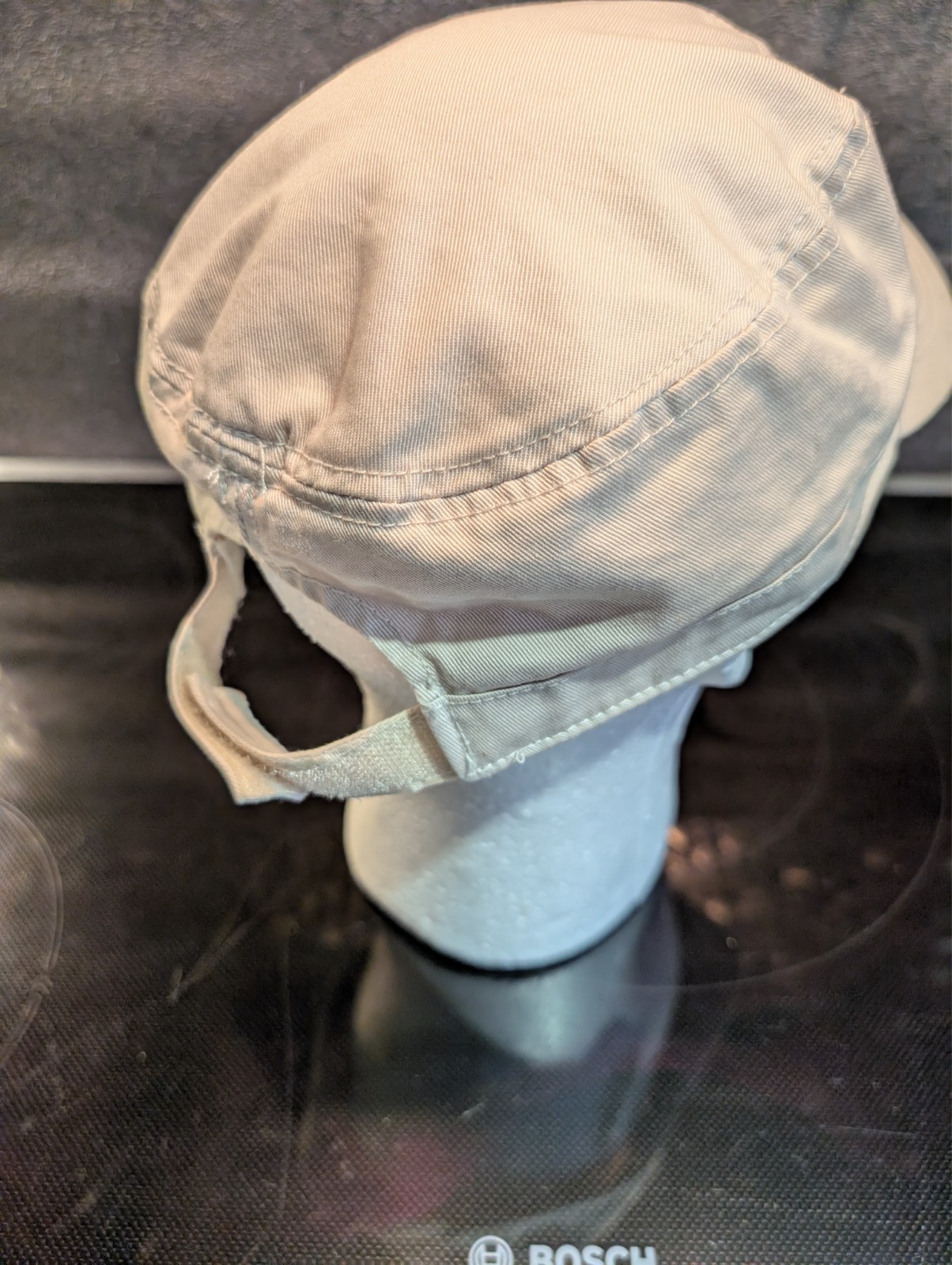 Holden Beach Hat Cap Trucker Adjustable Army Style Tan HB