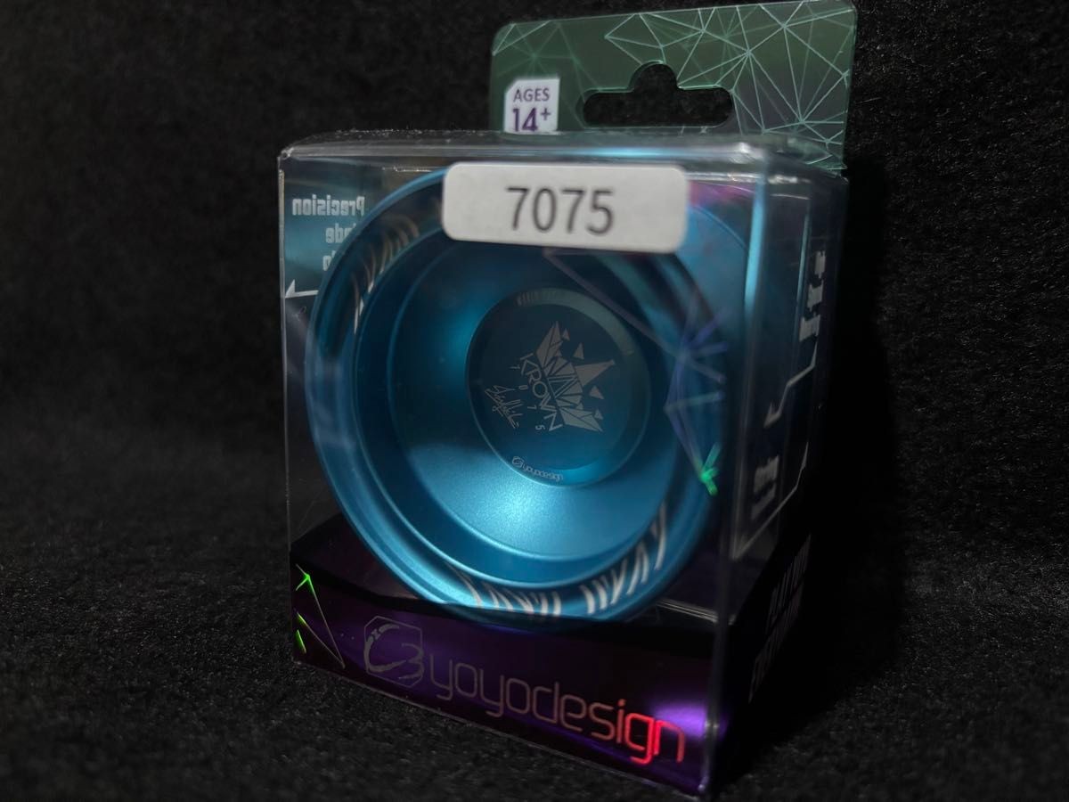 C3yoyodesign Krown 7075 Light Blue Yo-Yo New Open Box Japan