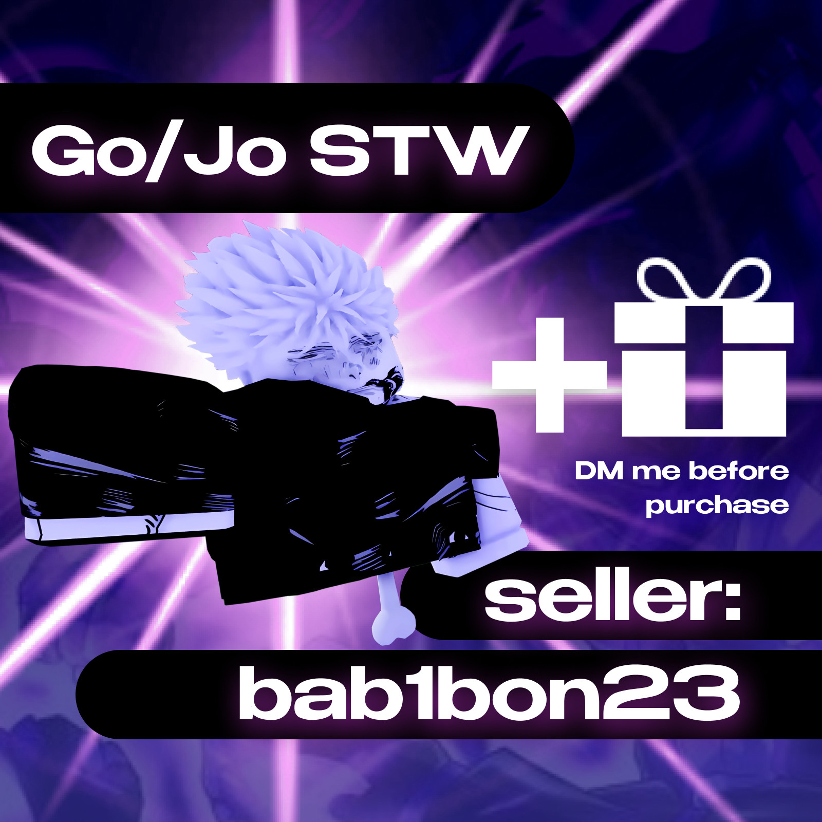 Roblox - YBA / Your Bizarre Adventure - Go/Jo STW