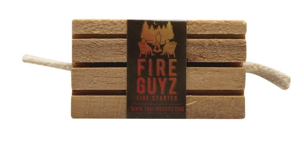 4 pack Fire Guyz Fire Starter Campfire Fireplace Cooking All Natural Survival