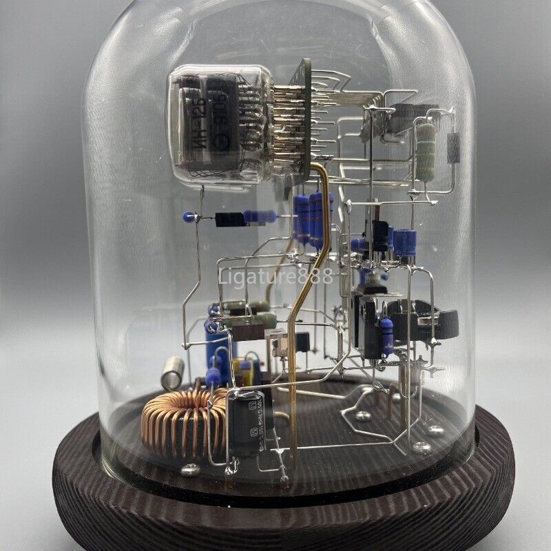 Classic Vintage IN-12 Nixie Tube Clock Kit DIY Unassembled w/ Glass Case 2024