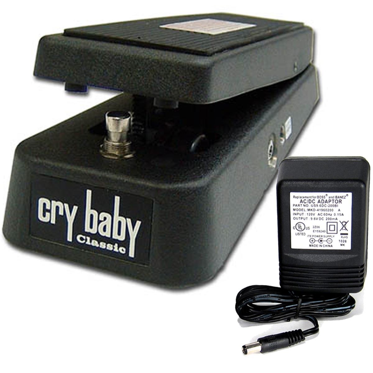Dunlop GCB95F Crybaby Classic Wah Pedal w/ 9v power supply