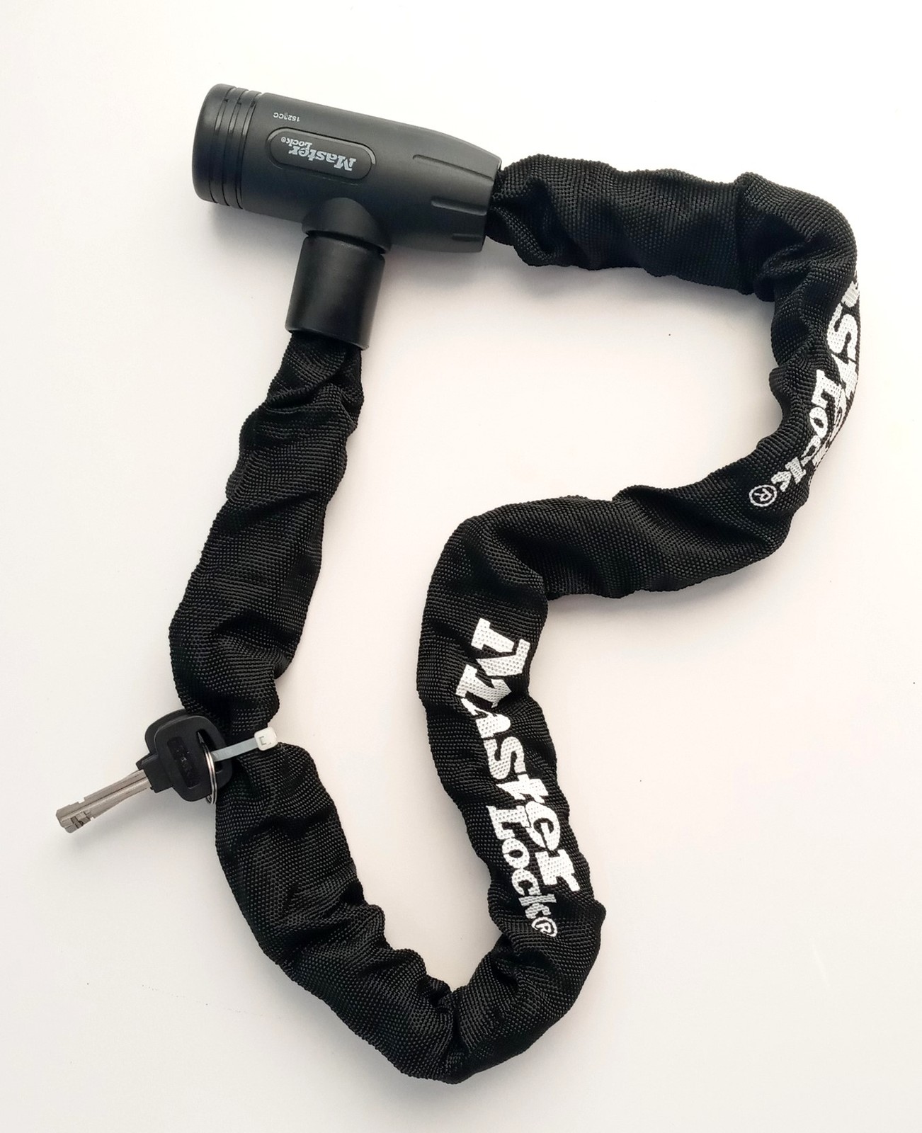 Master Lock 8391BLKEC Hardened Steel Keyed Bike Chain Lock 3ft