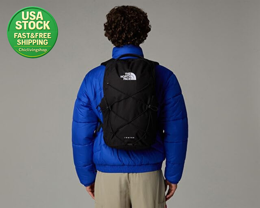 The North Face Jester Laptop Backpack 28L Water Repellent TNF Black Daypack