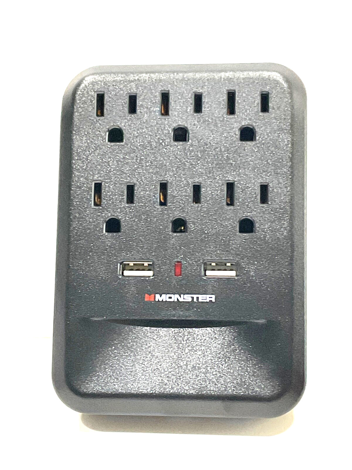 Monster Wall Tap Surge Protector 6 ground 2 usb built in  sensor 900 j no box