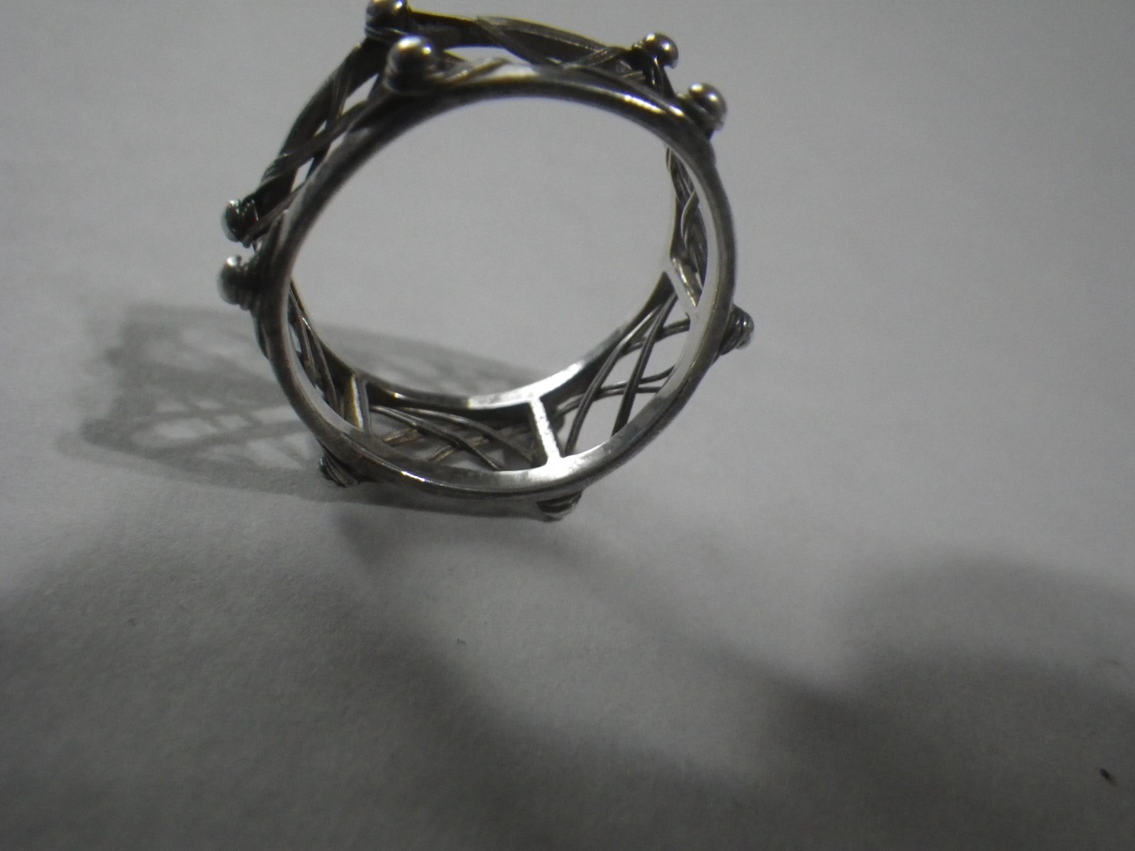 Hand Made Sterling Silver Ring SIZE 8
