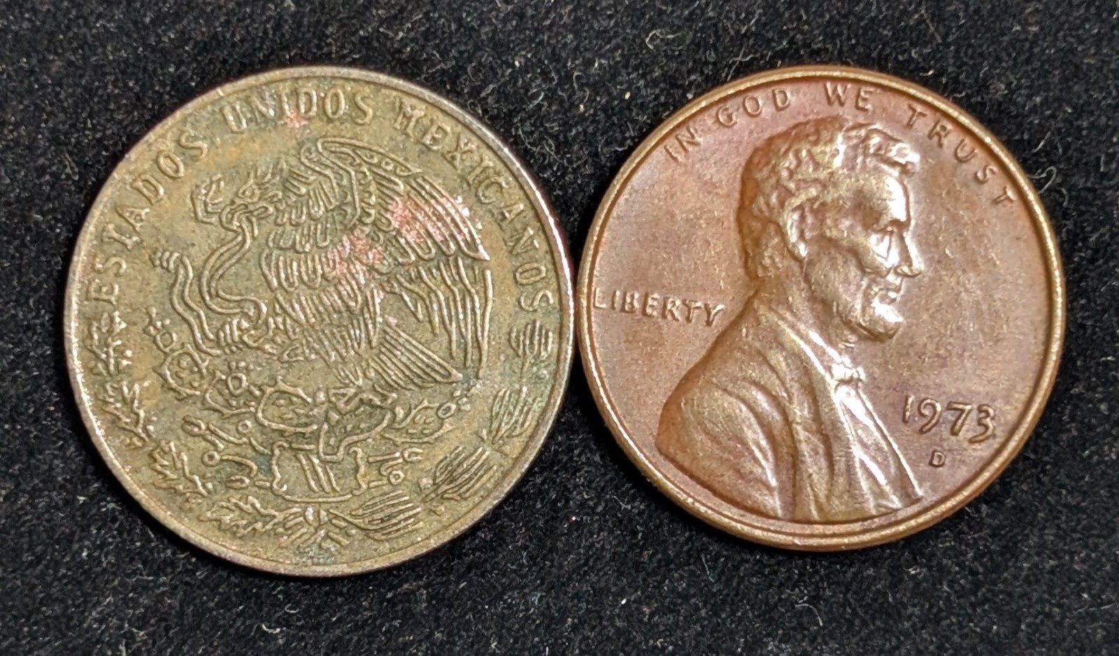 1974 Mexico 20 Centavos Circulated KM# 442